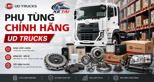 Phụ tùng chính hãng UD Trucks | Đảm bảo chất lượng, bền bỉ và tiết kiệm chi phí